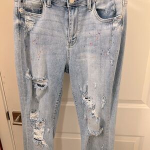 Judy Blue Paint Splatter Jeans